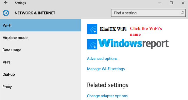 wi-fi-yhteys Windows on aina päivitettävä