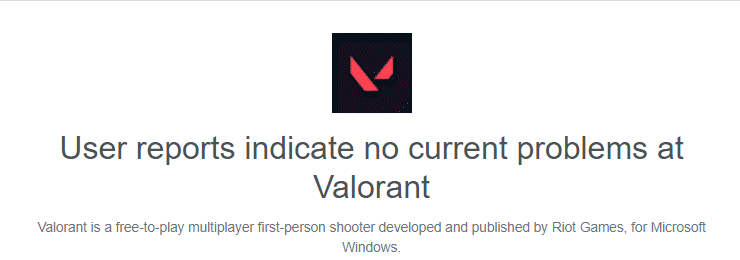 사용자 보고서 Valorant
