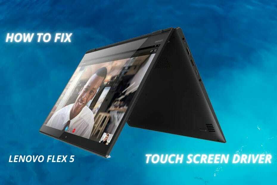 Lenovo Flex 5 puuteekraani draiver ei tööta