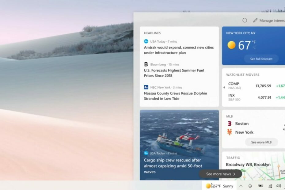 4 modi per rimuovere il meteo dalla barra delle applicazioni su Windows 10