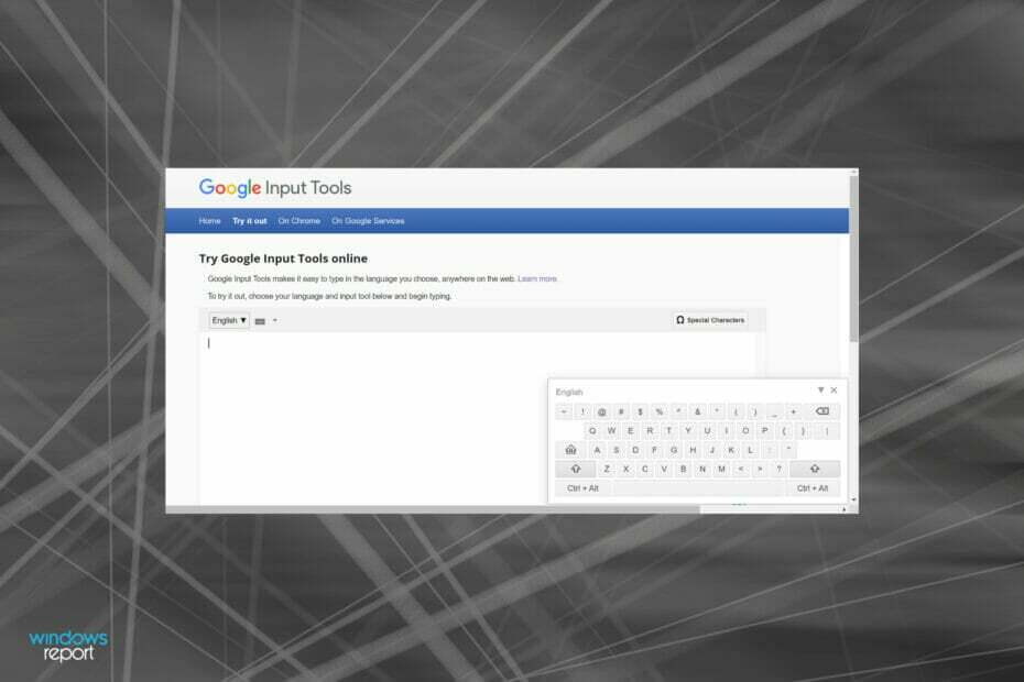 Použite Nástroje na zadávanie textu Google pre Windows 11