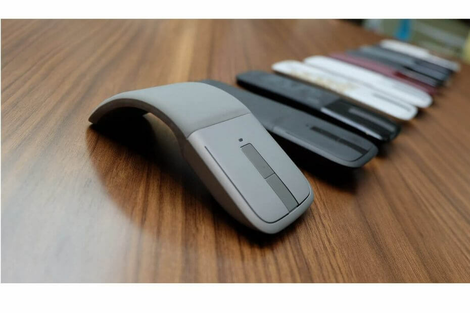 Instellingen wijzigen met Arc Touch Bluetooth Mouse Windows Ap