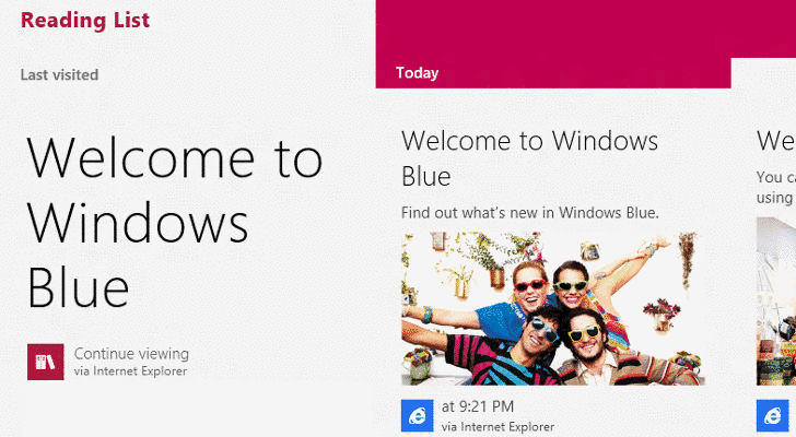 Aplikacija Windows 8, 10 Reading List dobiva nove značajke