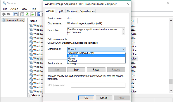 problém so skenerom Epson Windows 10