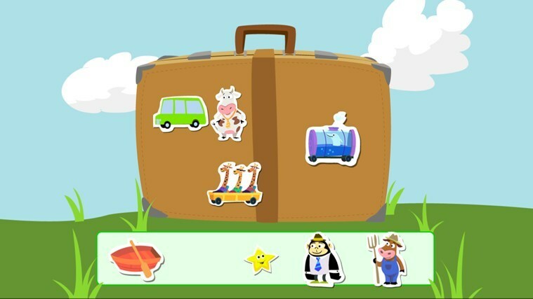 A Zoo Train for Windows 8, 10 egy szép oktatási játék a kicsik számára