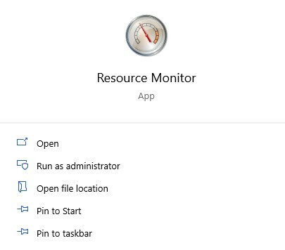 Monitor resursa