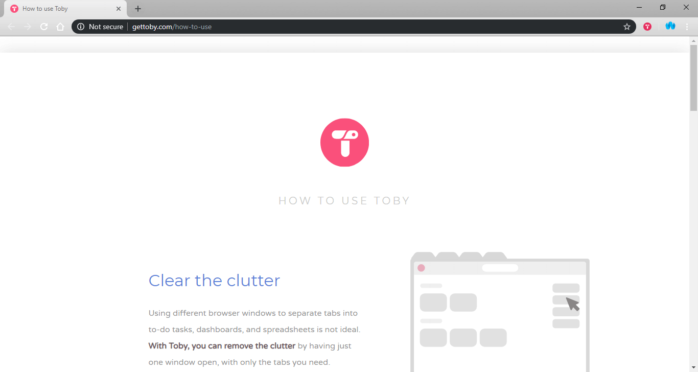 geriausi „Chrome Toby“ skirtukų tvarkyklės įrankiai