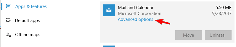 Windows Mail aplikacija se ne sinkronizira
