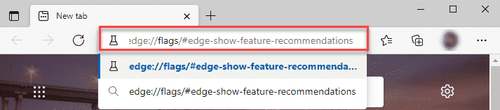 Edge-Browser Min eingeben