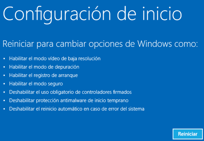 windows 10 başlangıç ​​yapılandırması