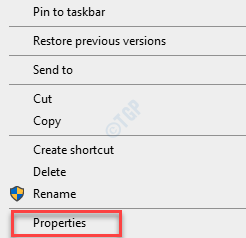 VisualStudio.exe Propriedades do botão direito