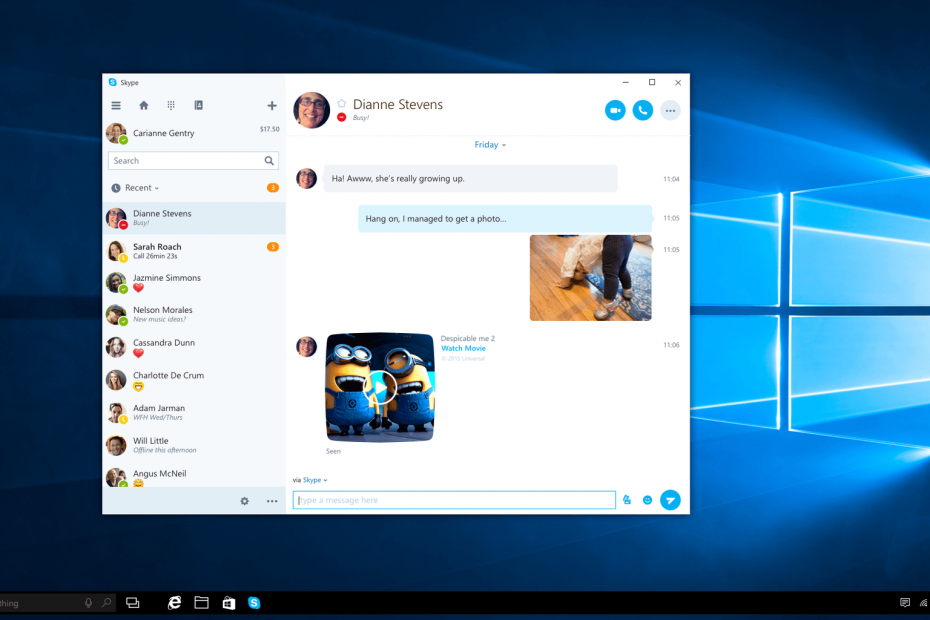Sisäpiiriläisille tarkoitettu Skype UWP for Windows 10 Mobile