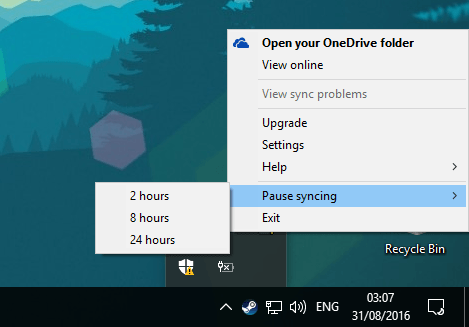 oneDrive კლიენტის განახლება