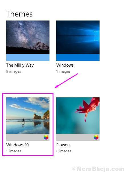 Seleccione el tema de Windows 10