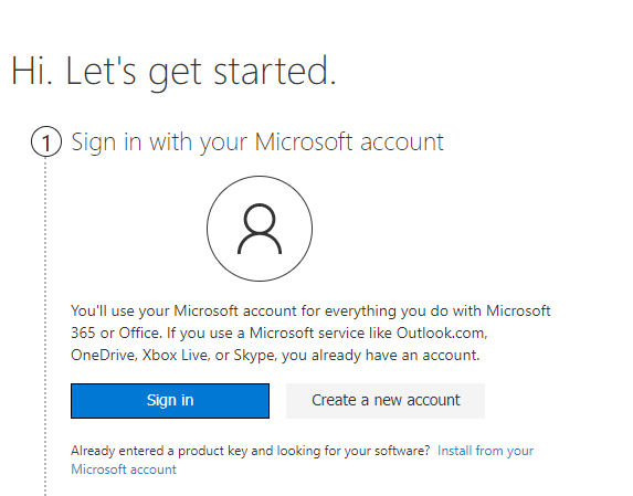 So melden Sie sich bei Microsoft 365 an