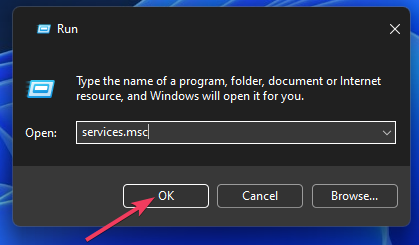 Tlačítko OK Windows audio služba havaruje Windows 11