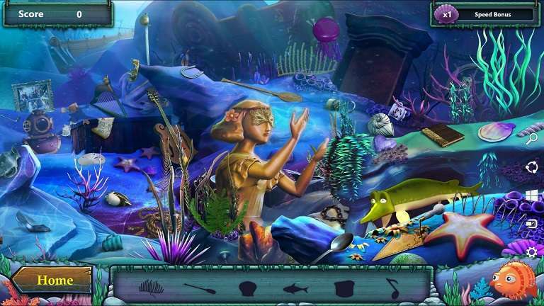 Windows 8, 10 -peli Disney 'The Little Mermaid Underwater Treasures' käynnistettiin