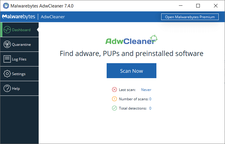 Malwarebytes AdwCleaner ffxiv не может выполнить проверку / обновление версии