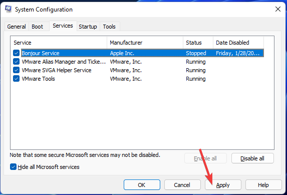 Primijeni ID događaja gumba 41 Windows 11