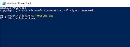 mobsync-powershell