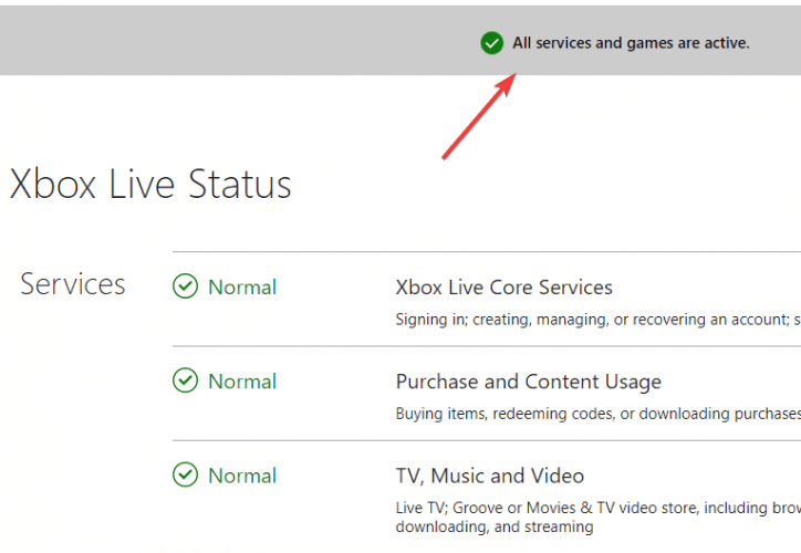 Код ошибки Xbox 0x80a40019