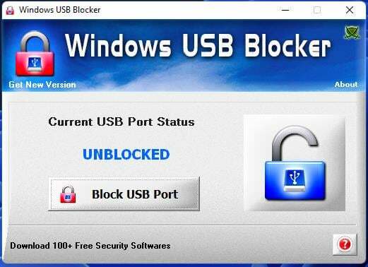 Windows USB Blocker kako omogućiti usb priključak blokiran od strane administratora