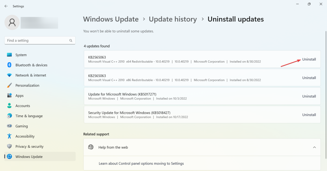 Windows 11'de yüklü aygıtlardan herhangi birini düzenlemek için aygıtları kaldırın