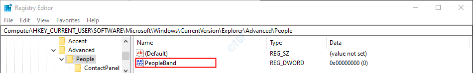 Comment supprimer l'icône Personnes de la barre des tâches dans Windows 10