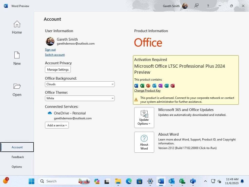 2024 új Office-klienst hoz a Microsoft által megerősített új kiszivárgott képek alapján