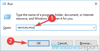 services.msc ajaa ikkuna geforce kokemus virhe Windows 10