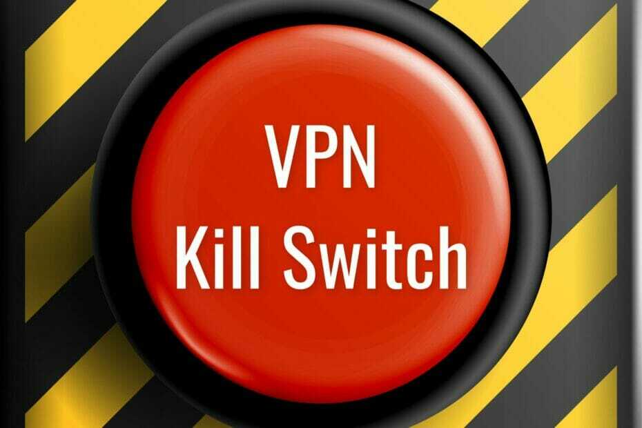 použijte přepínač zabití VPN pro Windows