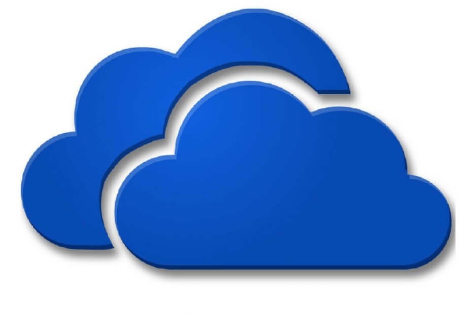Poskytovatel cloudových souborů neběží na OneDrive