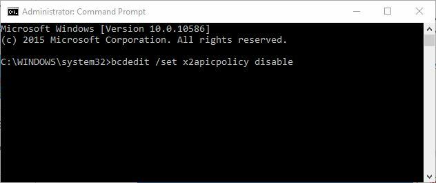 bcdedit-x2apicpolicy