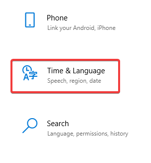 Configuración de hora e idioma mi navegador cree que estoy en otro país
