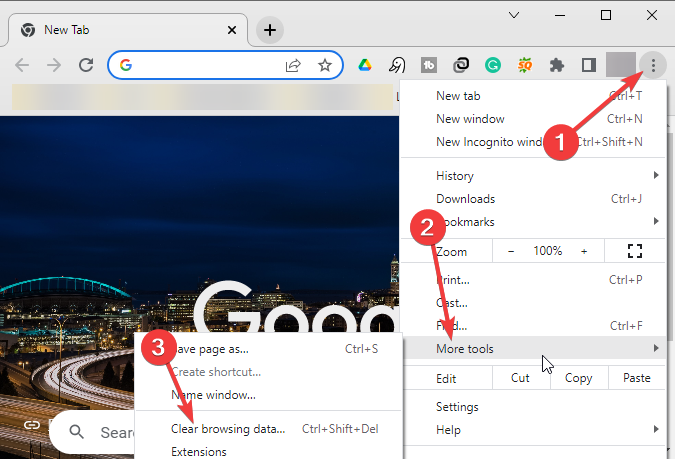 Chrome-innstillinger - hbo max tillater ikke nedlastinger