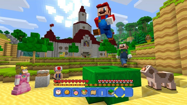 يأتي موضوع Super Mario إلى Minecraft من أجل Nintendo Wii U