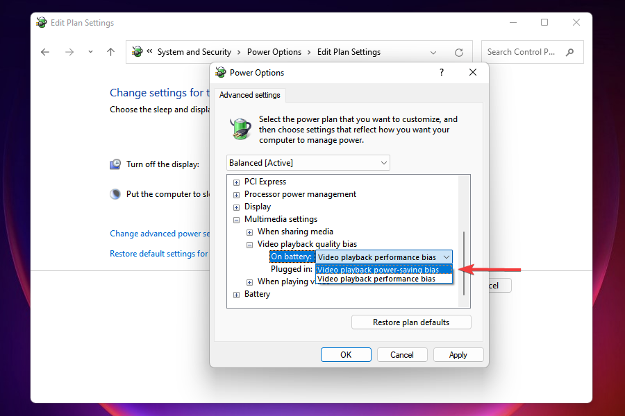 Muuta asetuksia korjataksesi ylikuumenemisen Windows 11:ssä