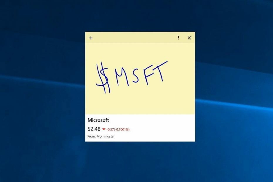 Sticky Notes bliver opdateret til Windows Insiders