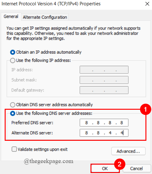 Minimalus DNS adresas[1]