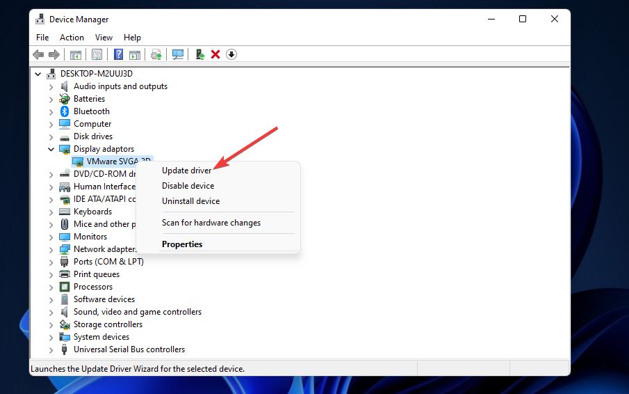 Atnaujinti tvarkyklės parinktį inaccessible_boot_device Windows 11