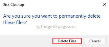 Supprimer les fichiers min
