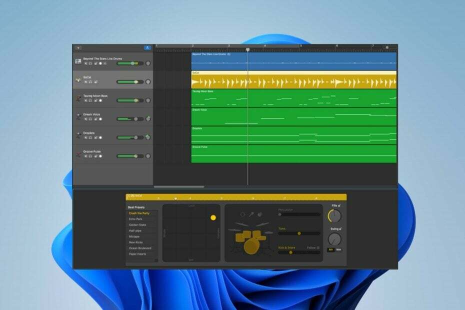 garageband windows 11