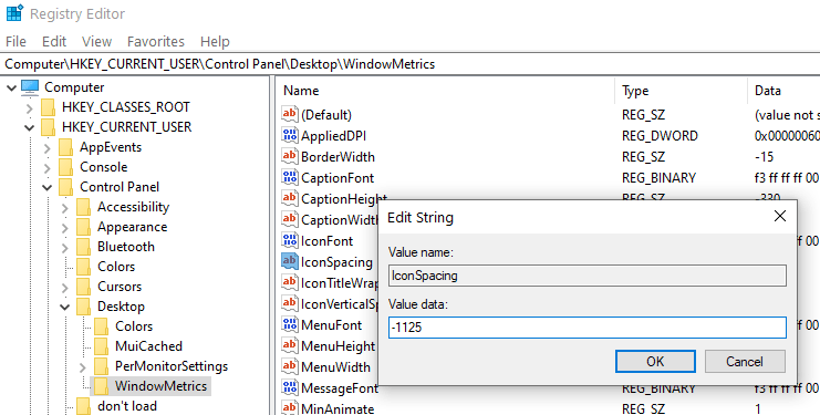 Исправление не перемещающихся значков рабочего стола в Windows 10