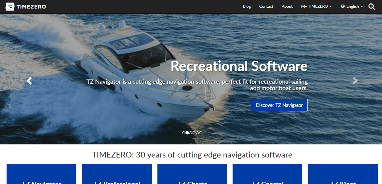 TimeZero - perangkat lunak navigasi laut