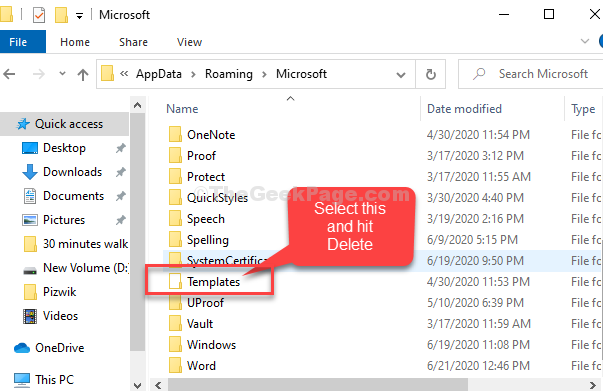 Oplossing: "Word kan dit bestand niet opslaan of maken" Fout in Windows 10