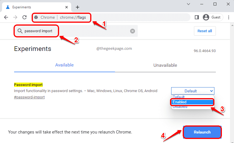 Comment exporter et importer des mots de passe enregistrés dans Google Chrome