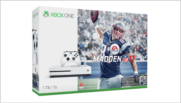 Наборы Madden NFL 17 и Halo 5 для Xbox One S уже здесь