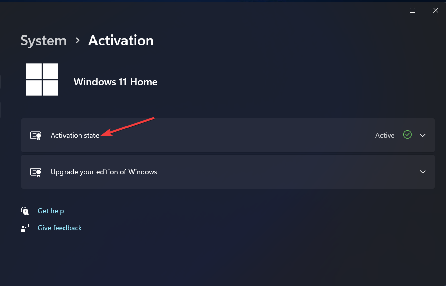 Stan aktywacji Windows 11 błąd aktywacji 0x87e10bc6