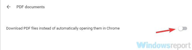 No se pudo cargar el documento PDF en Chrome
