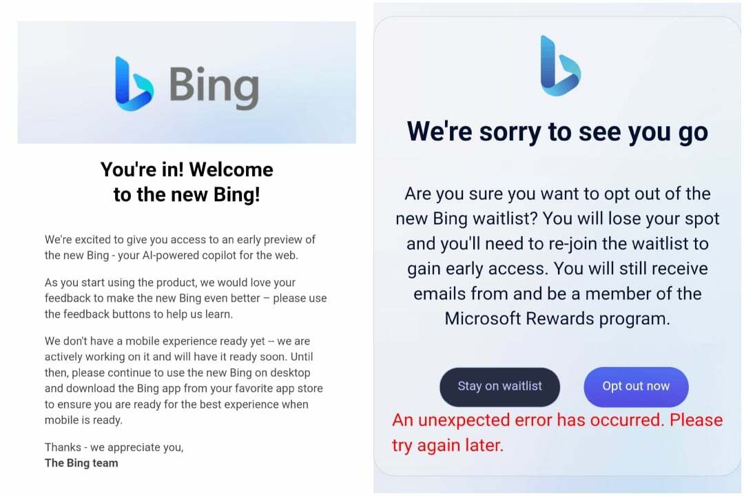 Nauja „Bing“ laukiančiųjų sąrašo klaida erzina, bet čia yra pataisymas